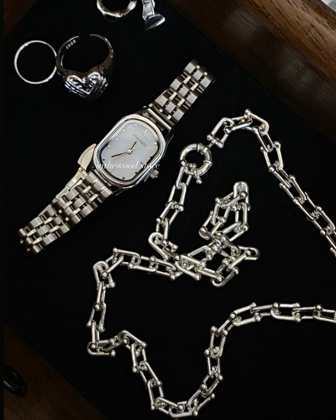 [925silver] Buckle Chain Necklace