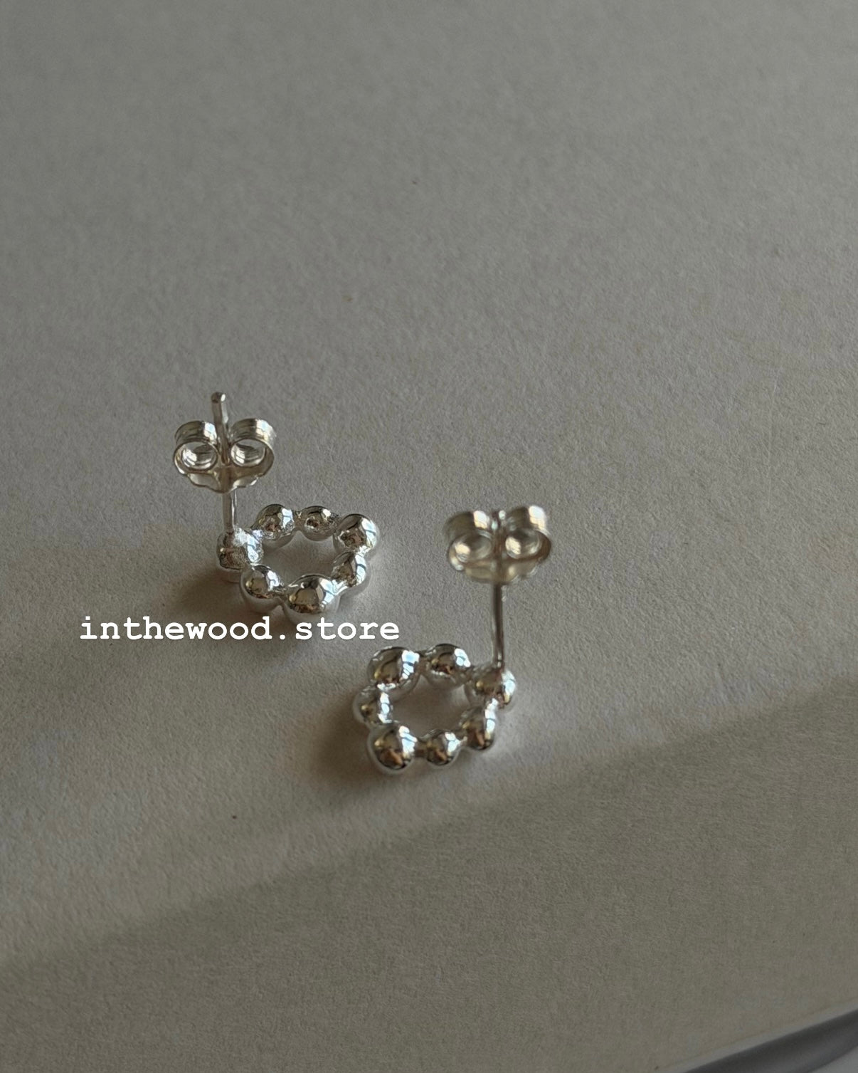 [925silver] Donut Earrings