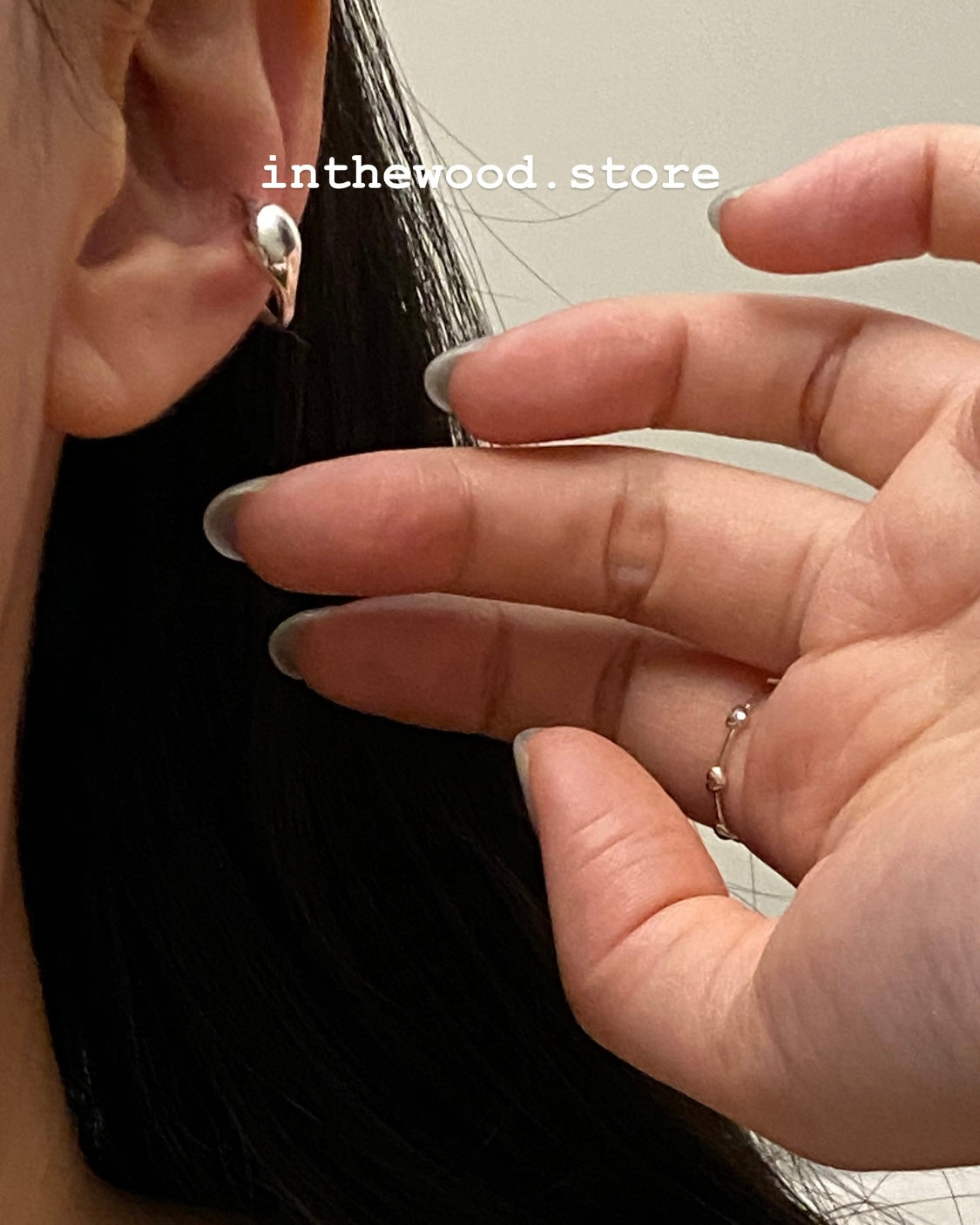 [925silver] Point Ear Cuff