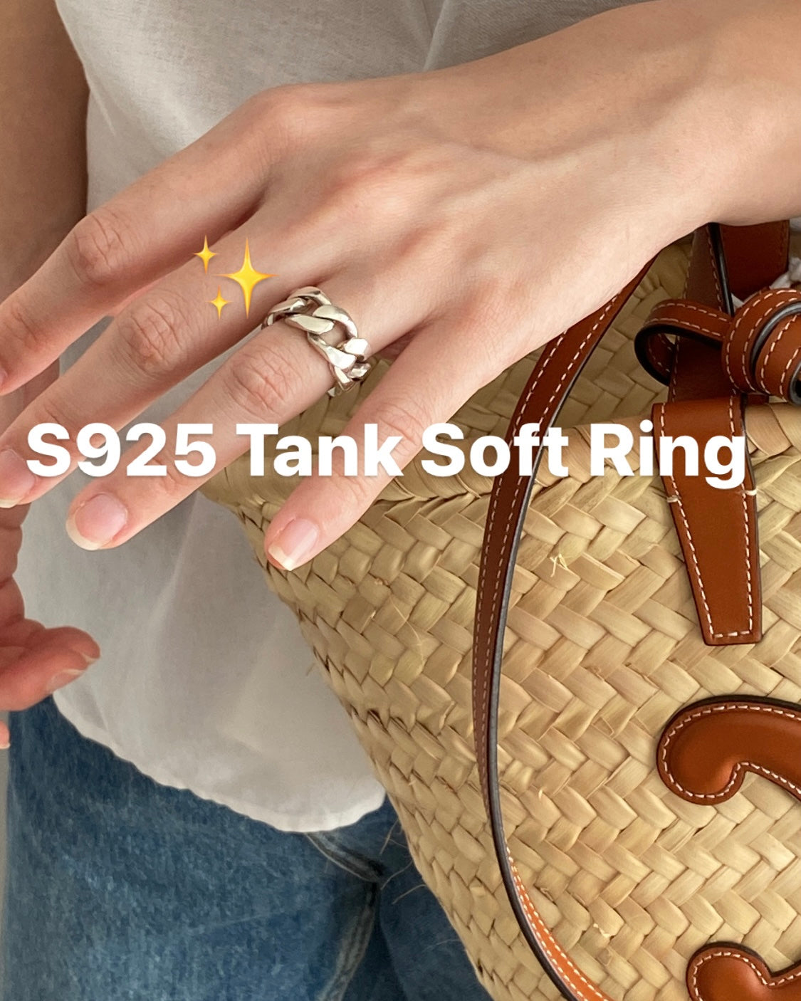 [925silver] Tank Soft Ring