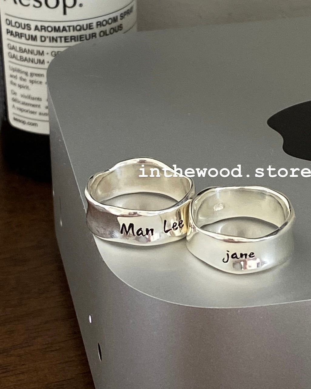 [Handmade 925silver] Customized Stamp Ring