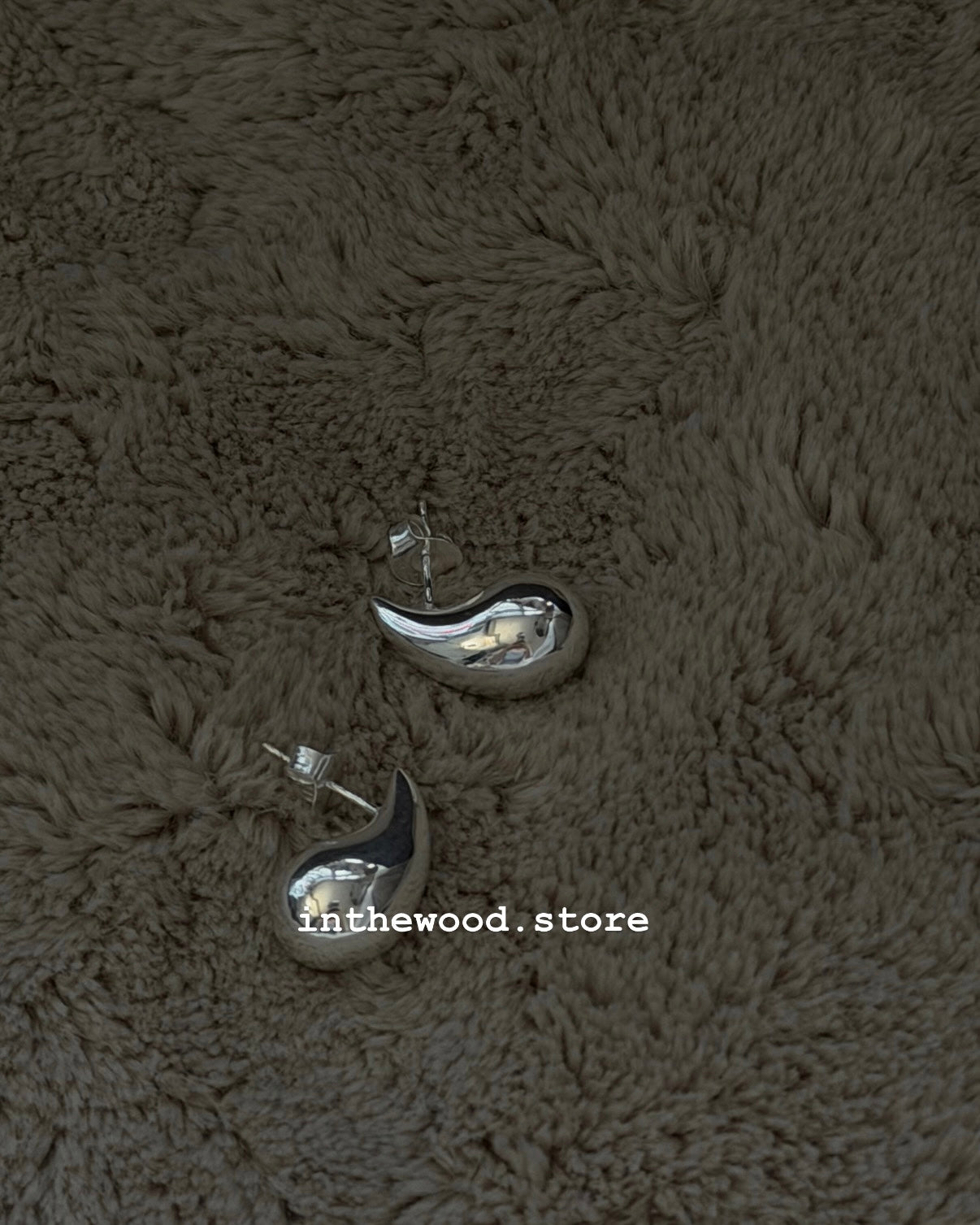 [925silver] Bold Drip Earrings