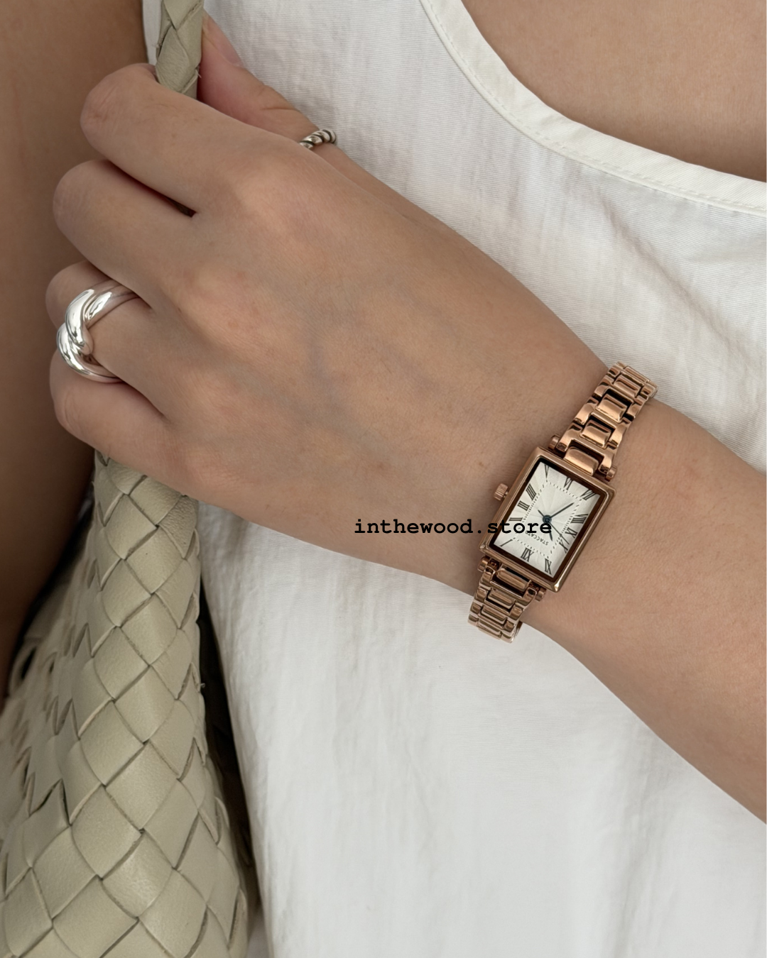 Rosé Roma Steel Watch