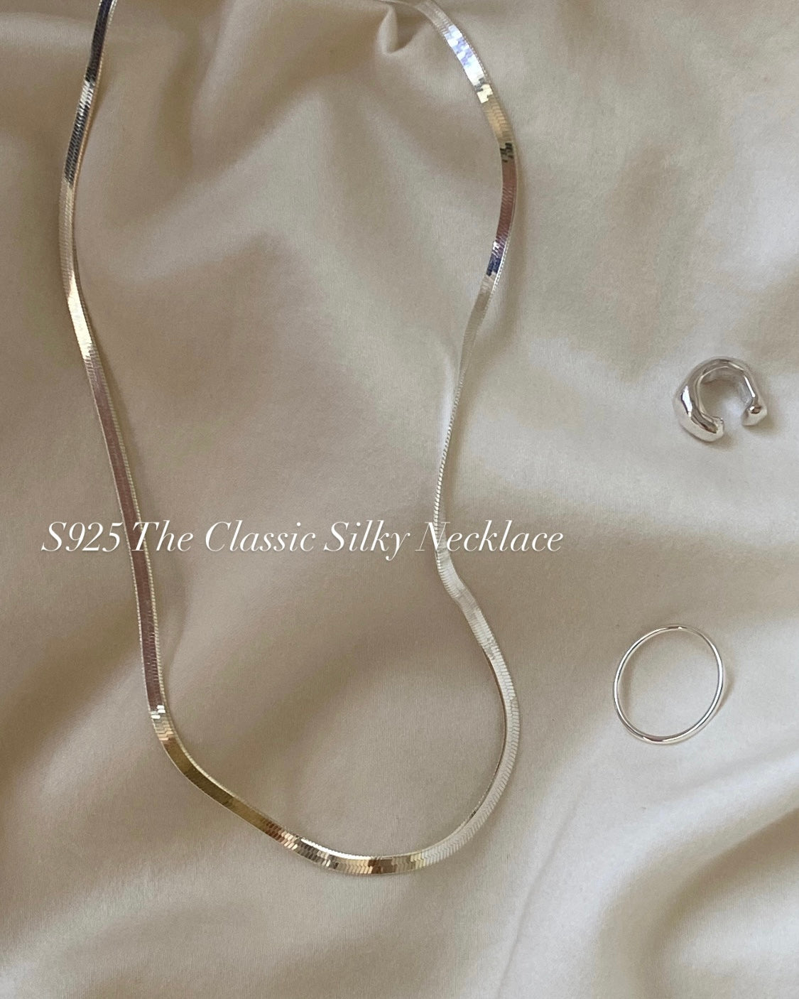 [925silver] The Classic Silky Necklace