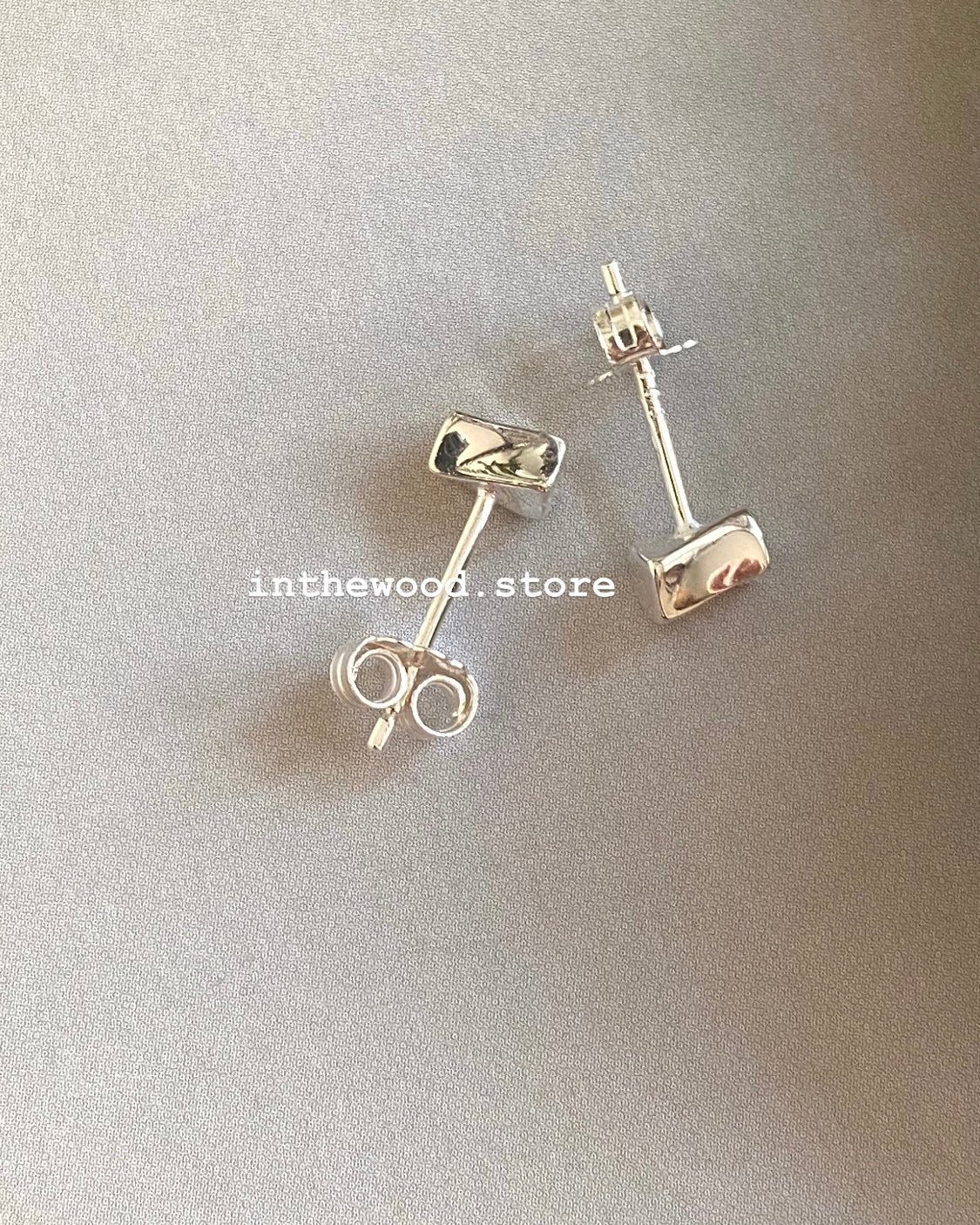 [925silver] Mini Cubes Earrings