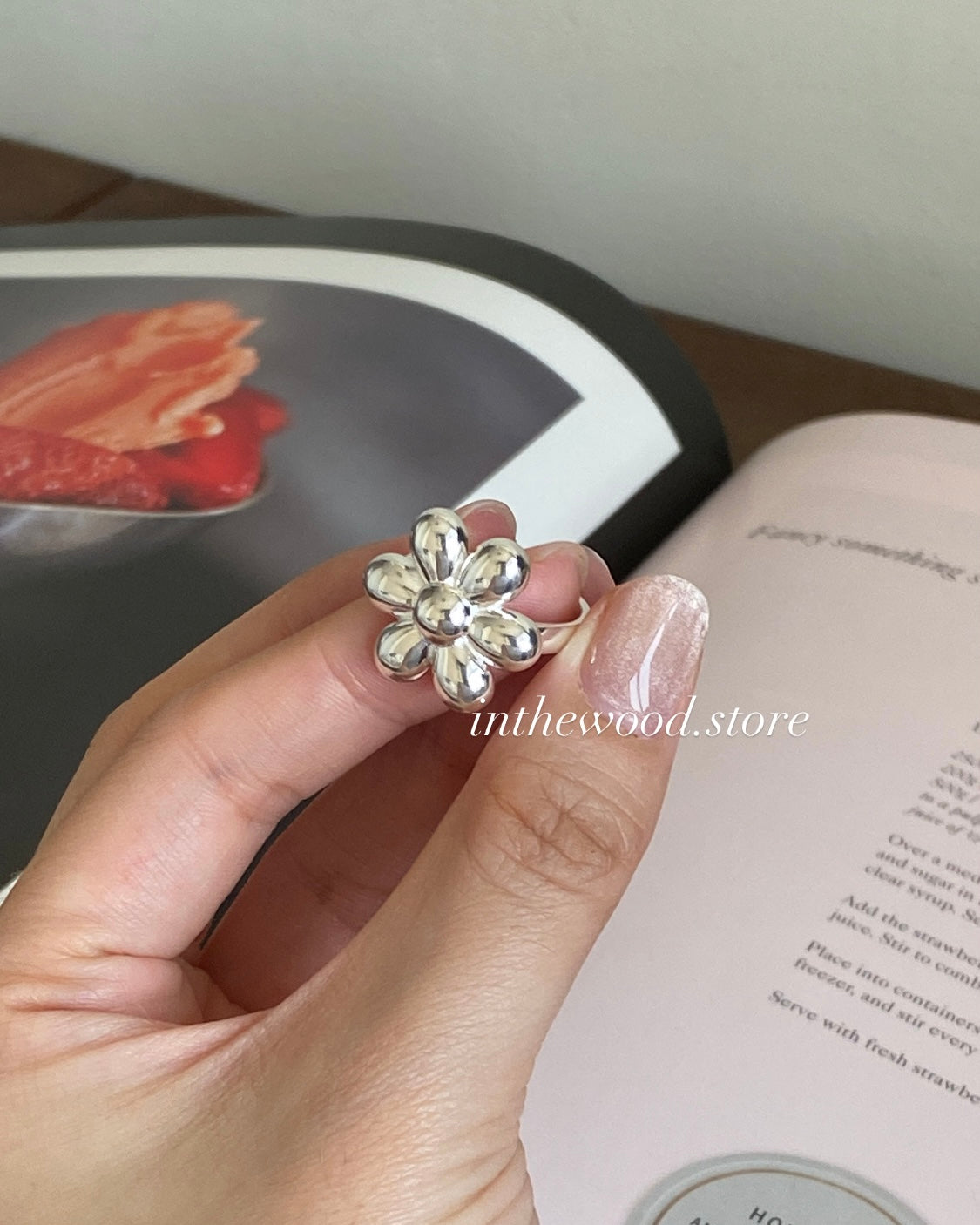 [925silver] Mega Daisy Ring