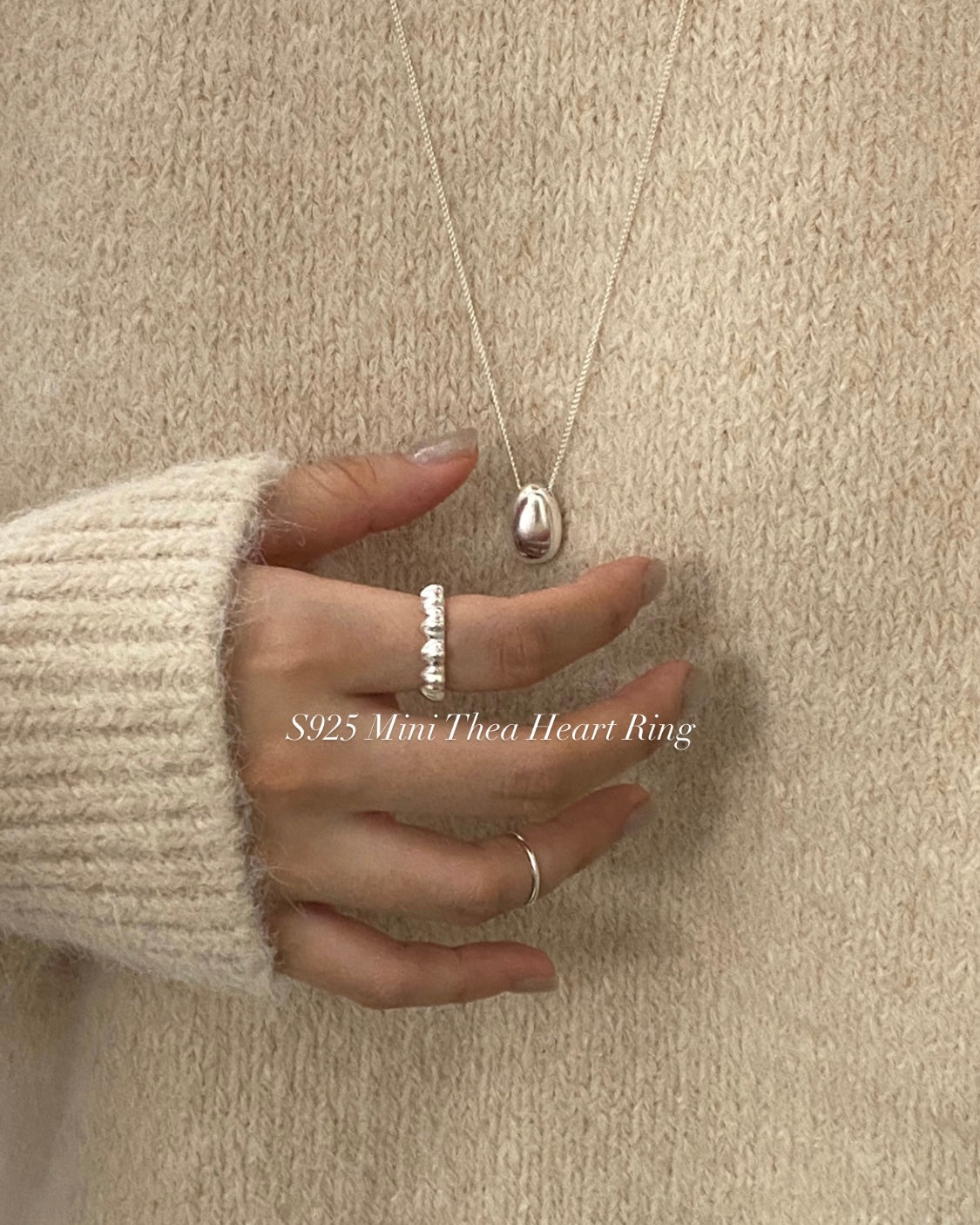[925silver] Thea Heart Ring