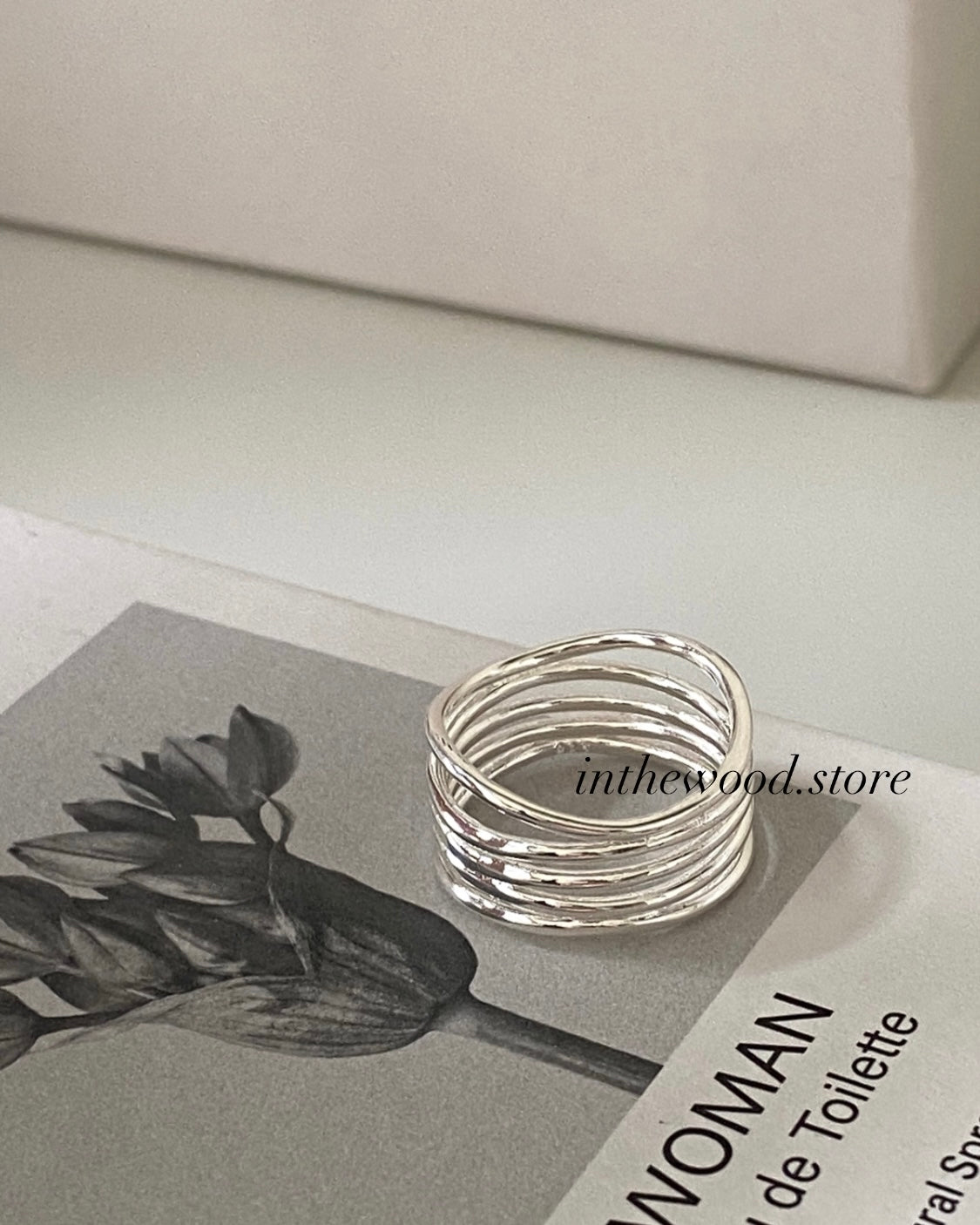 [925silver] Line Ring