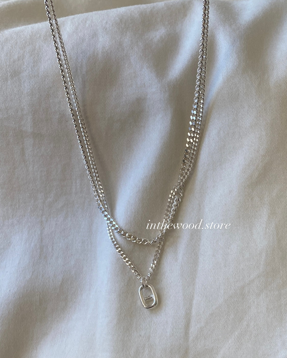 [925silver] Layer Toggle Necklace