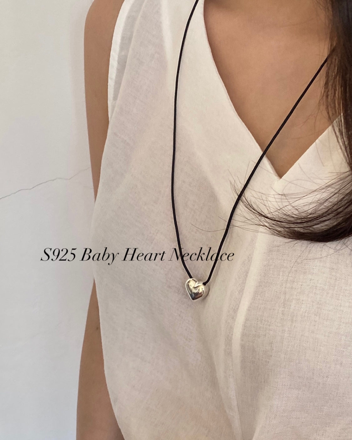 [925silver] Baby Heart Necklace