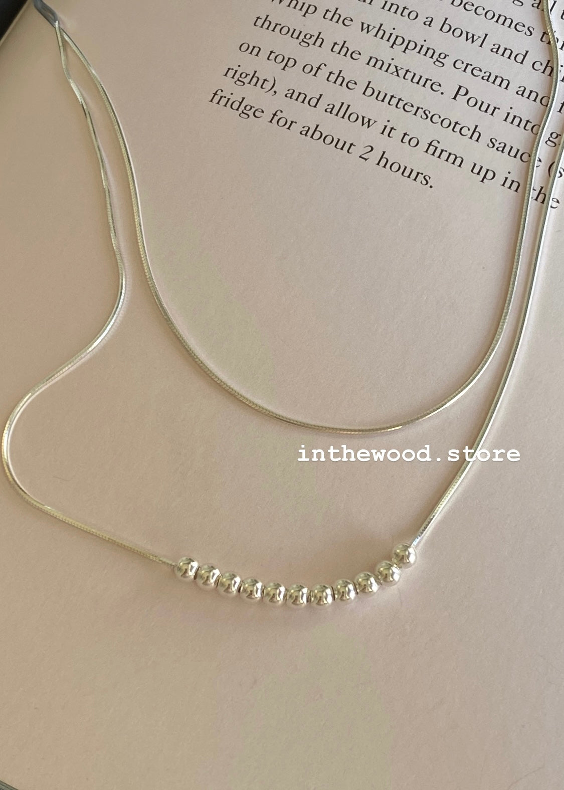 [925silver] Layer Dots Necklace