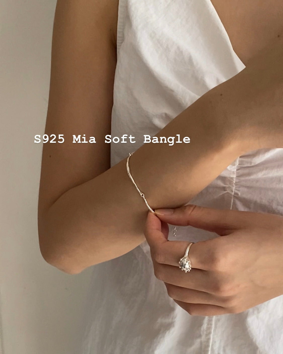 [925silver] Mia Soft Bangle