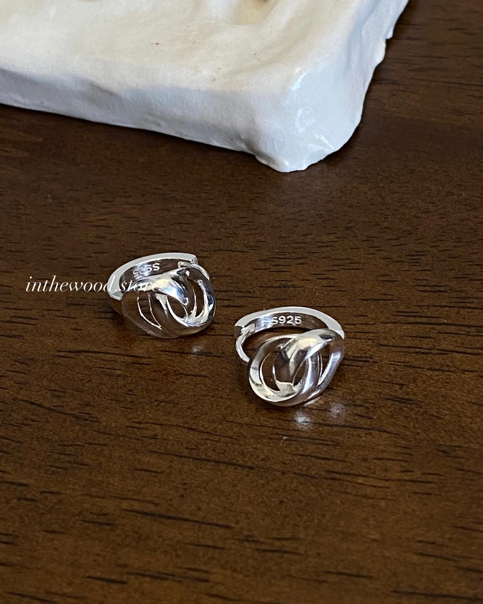 [925silver] Toggle One Touch Earrings