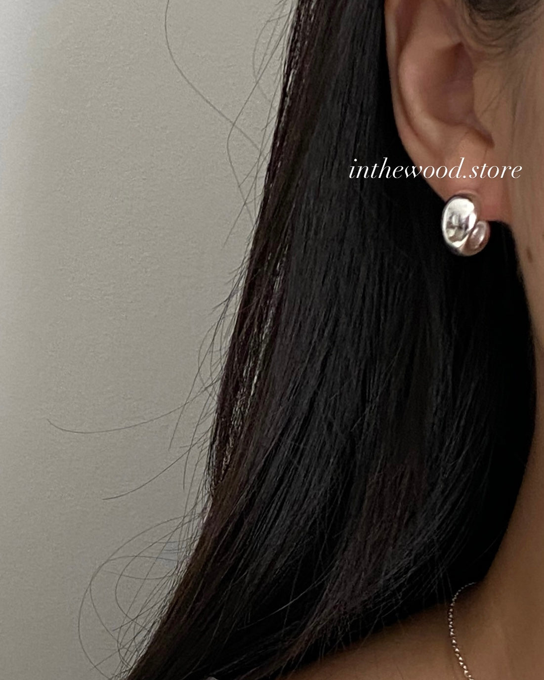 [925silver] Curve Earrings