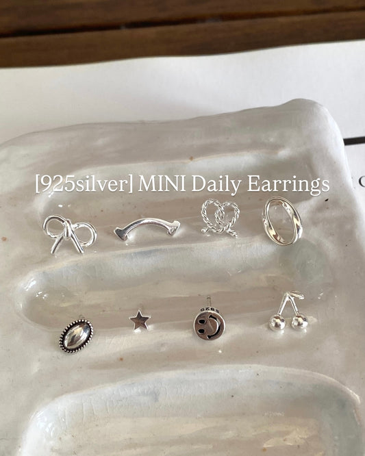 [925silver] MINI Daily Earrings