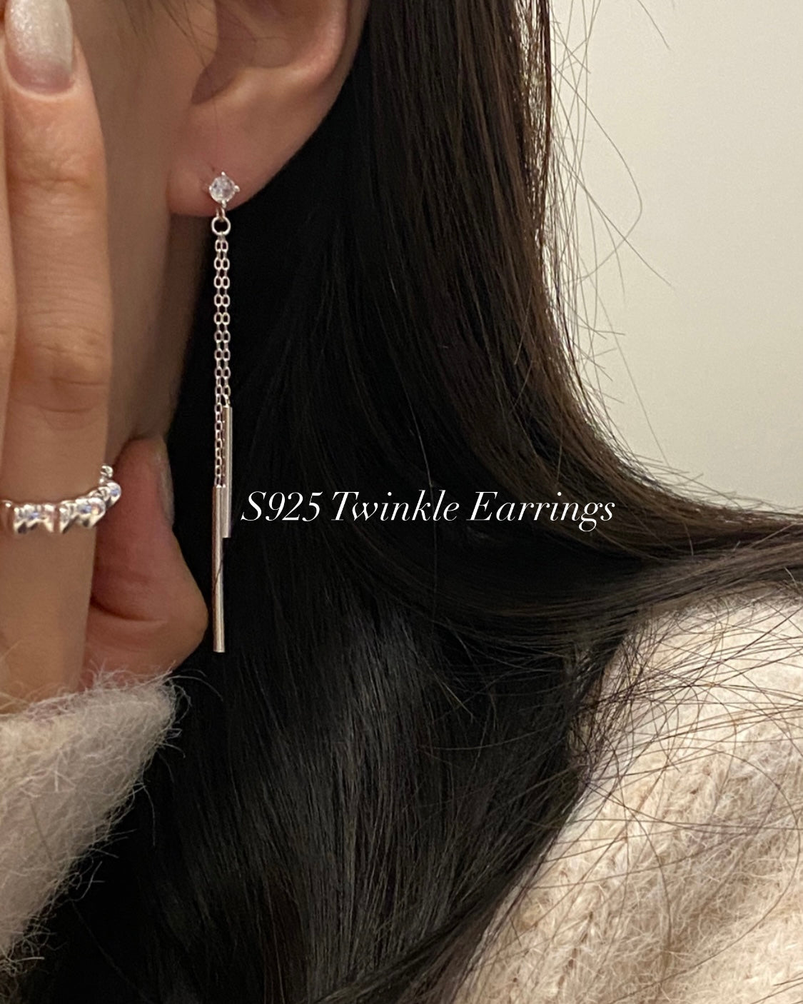 [925silver] Twinkle Earrings