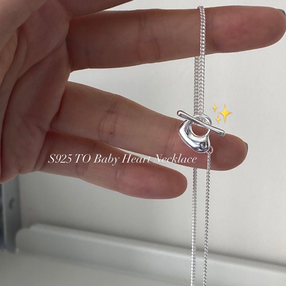 推薦款📣[925silver] TO Baby Heart Necklace
