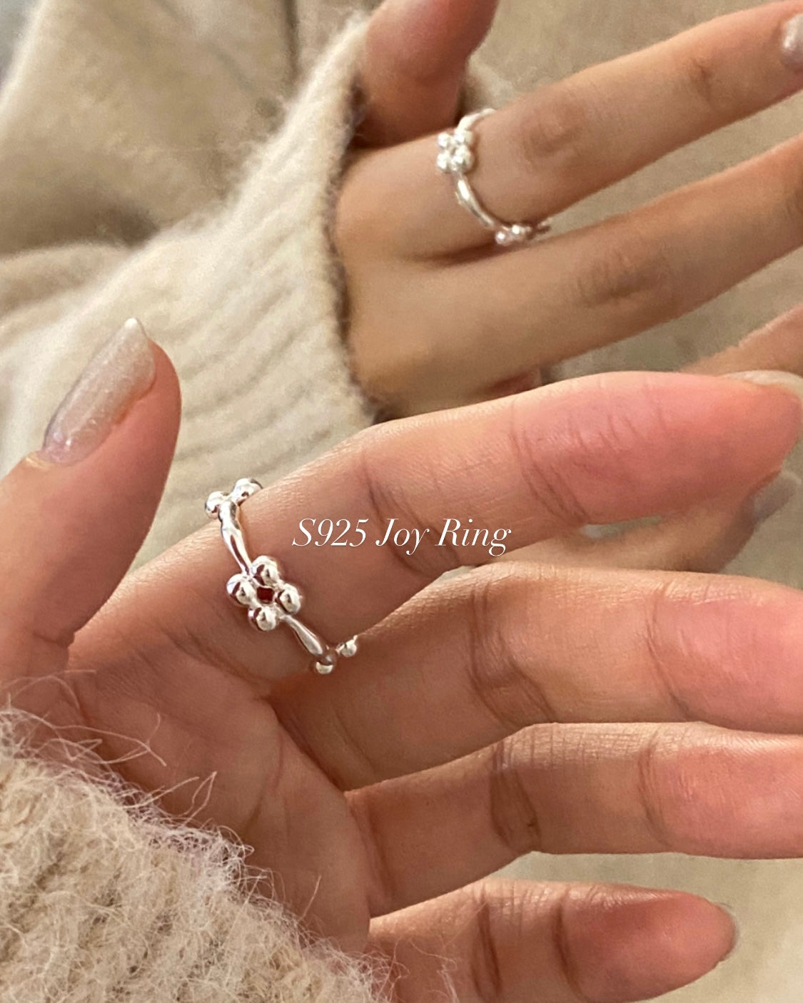 [925silver] Joy Ring