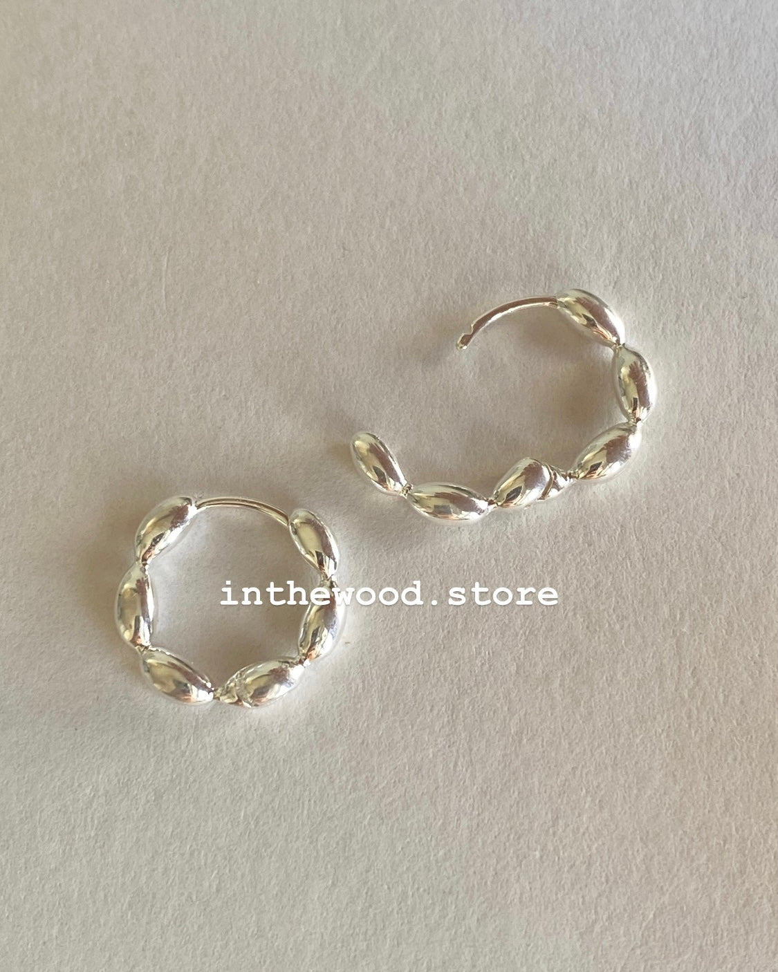 [925silver] Bubble Earrings