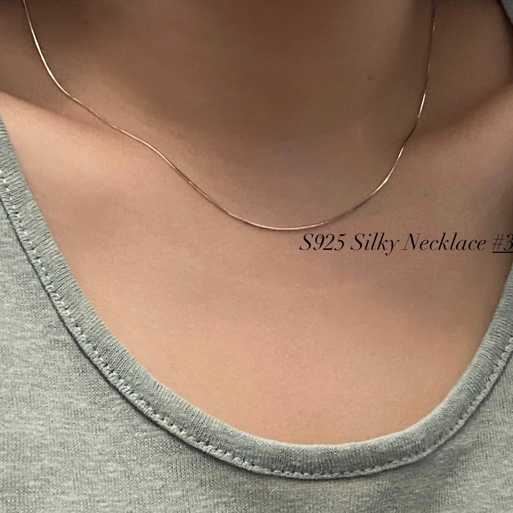 [925silver] Silky Necklace #3