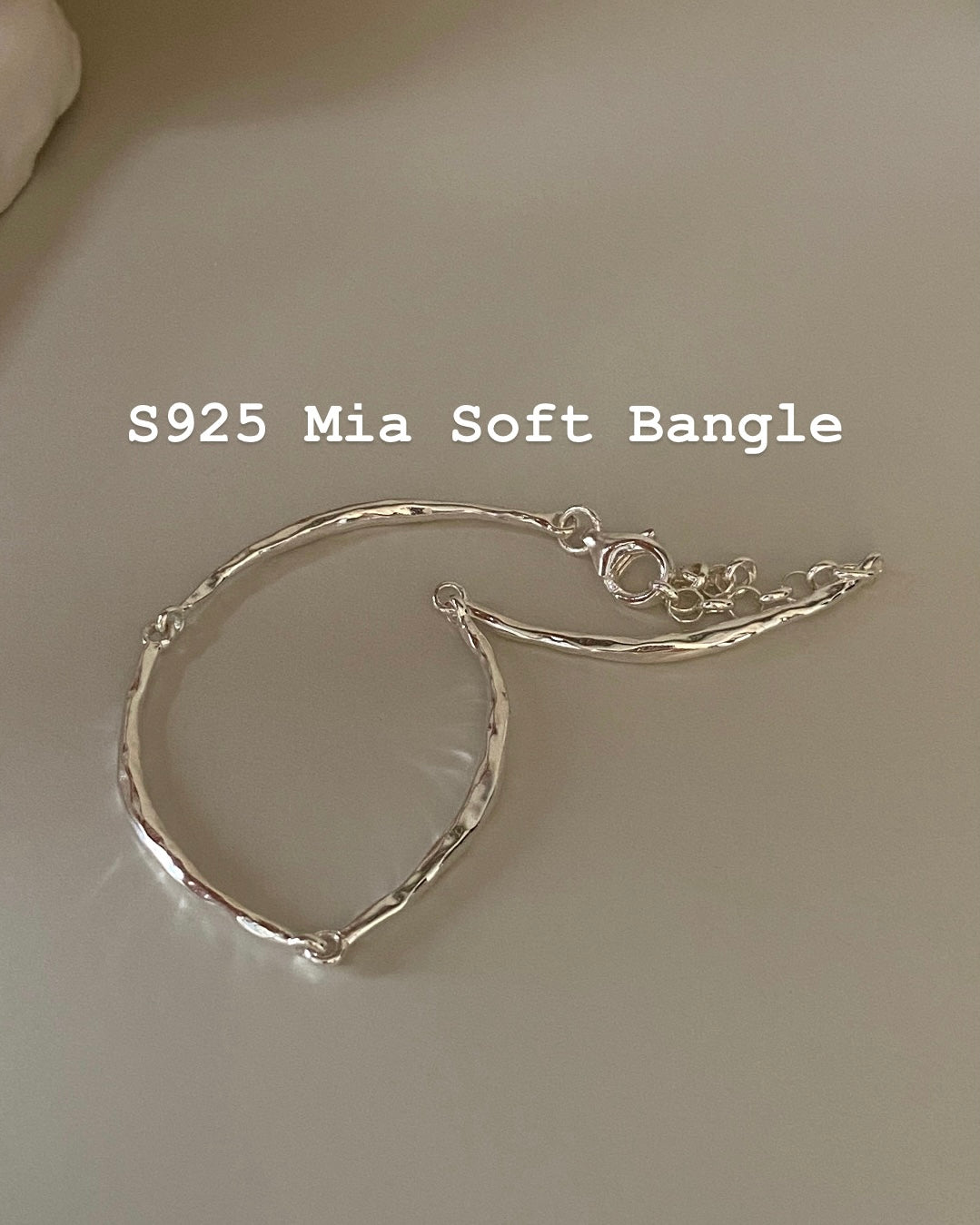 [925silver] Mia Soft Bangle