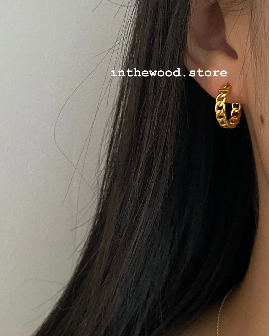 [925silver] Vintage Chain Earrings