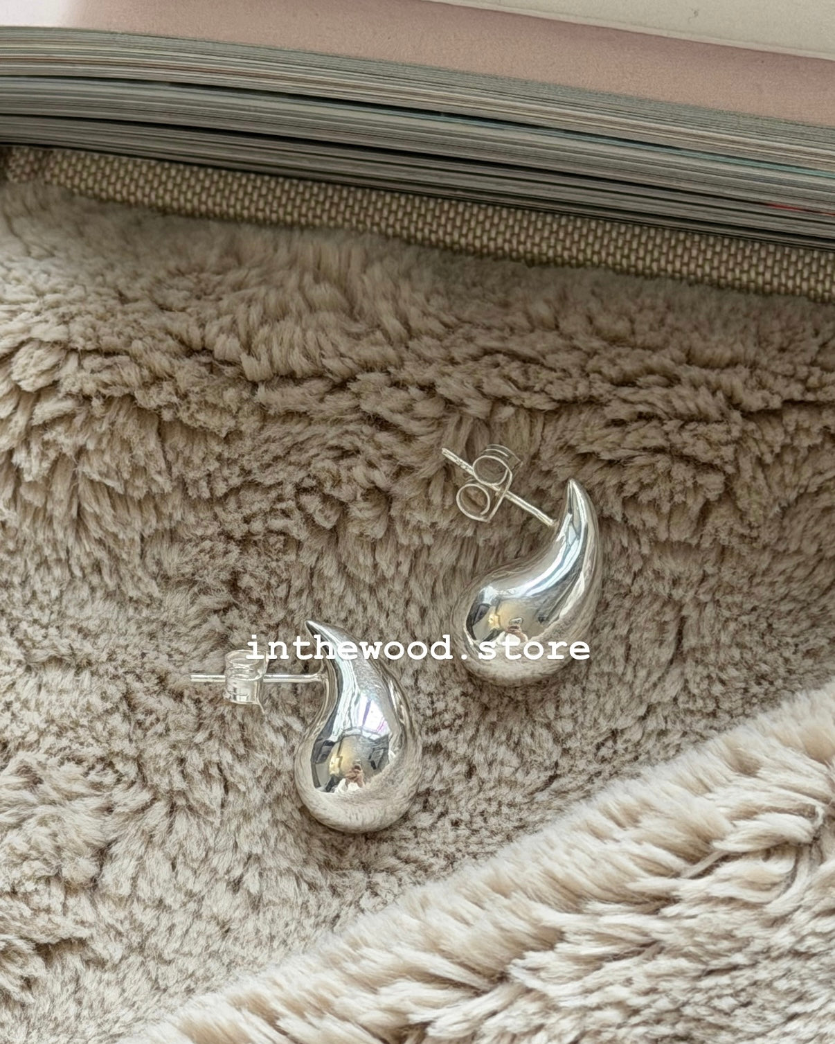 [925silver] Bold Drip Earrings