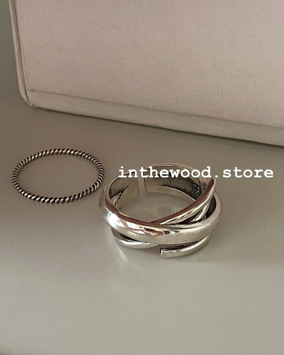 福利款🎀[925silver] Vintage Woven Ring