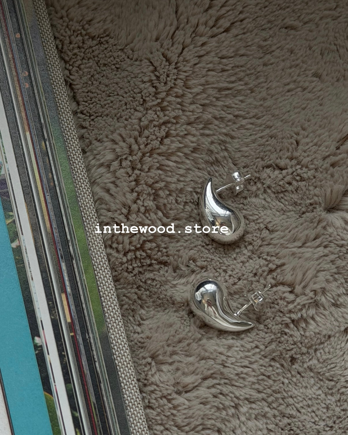 [925silver] Bold Drip Earrings