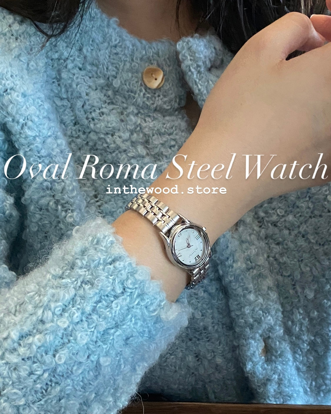 Oval Roma Steel Watch