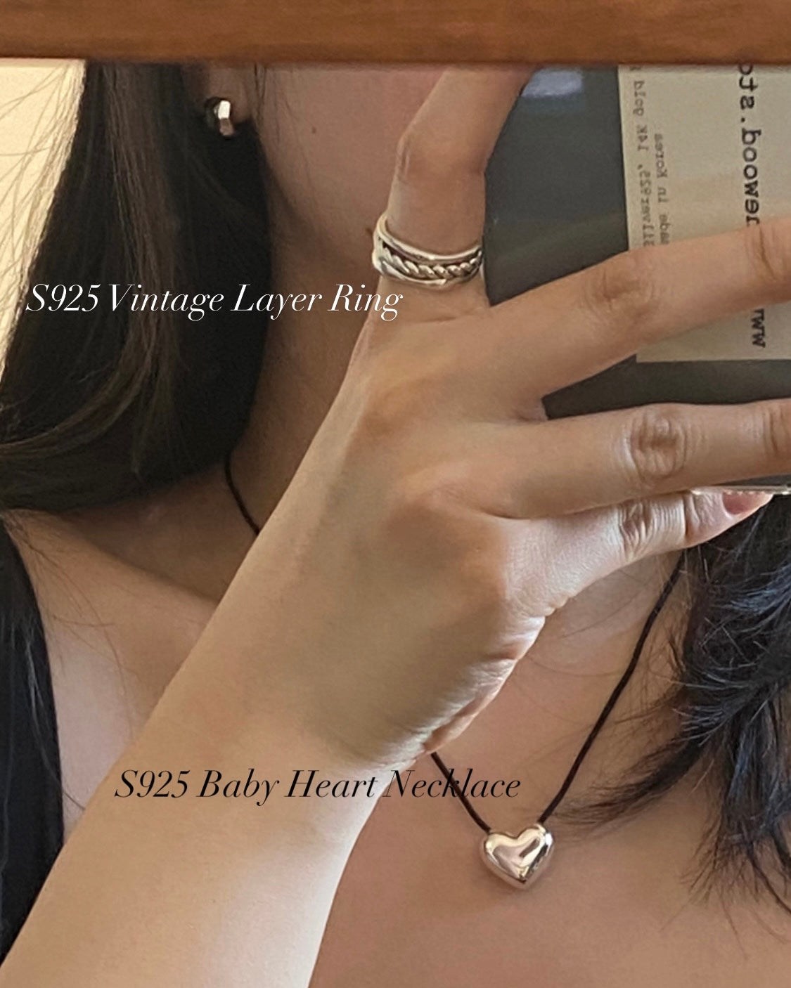 [925silver] Baby Heart Necklace