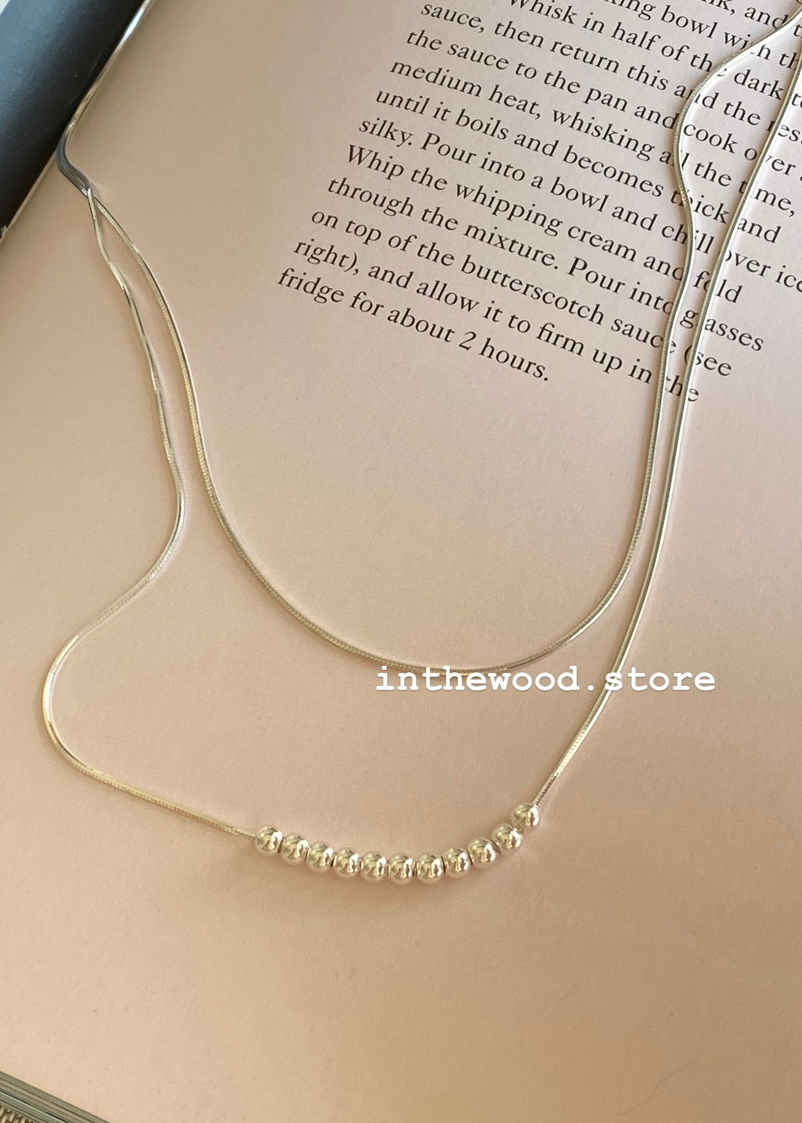 [925silver] Layer Dots Necklace