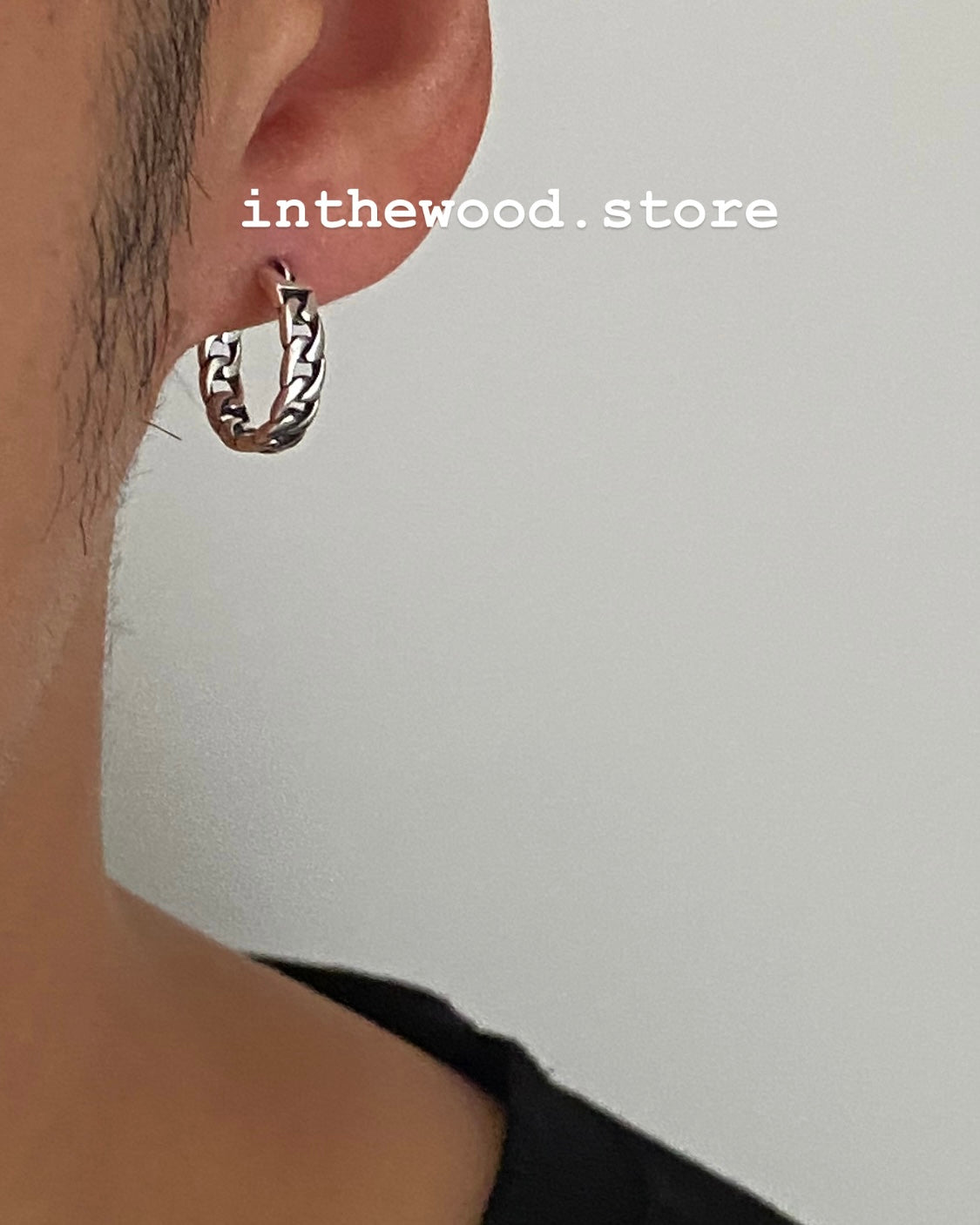 [925silver] Vintage Chain Earrings