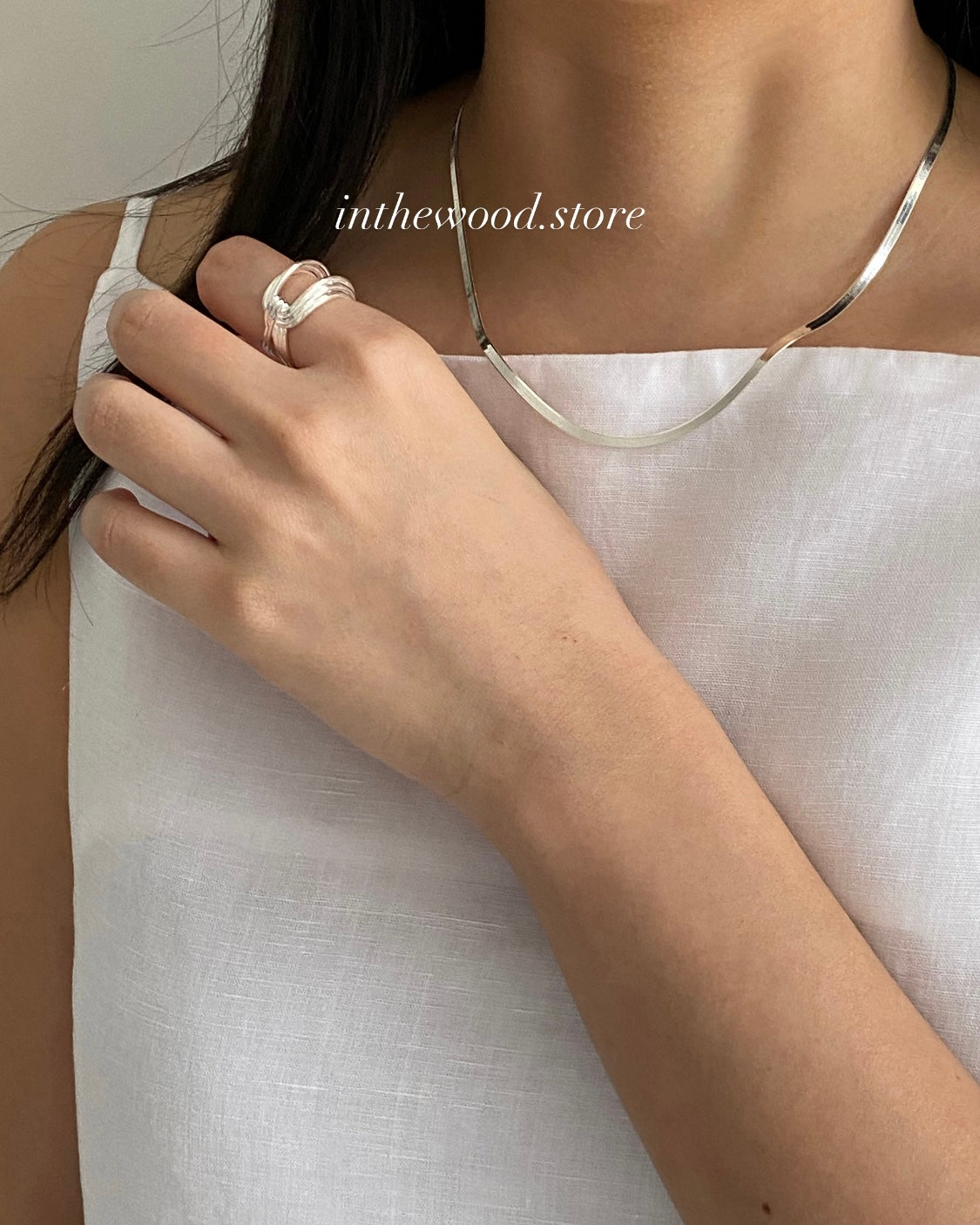 [925silver] The Classic Silky Necklace