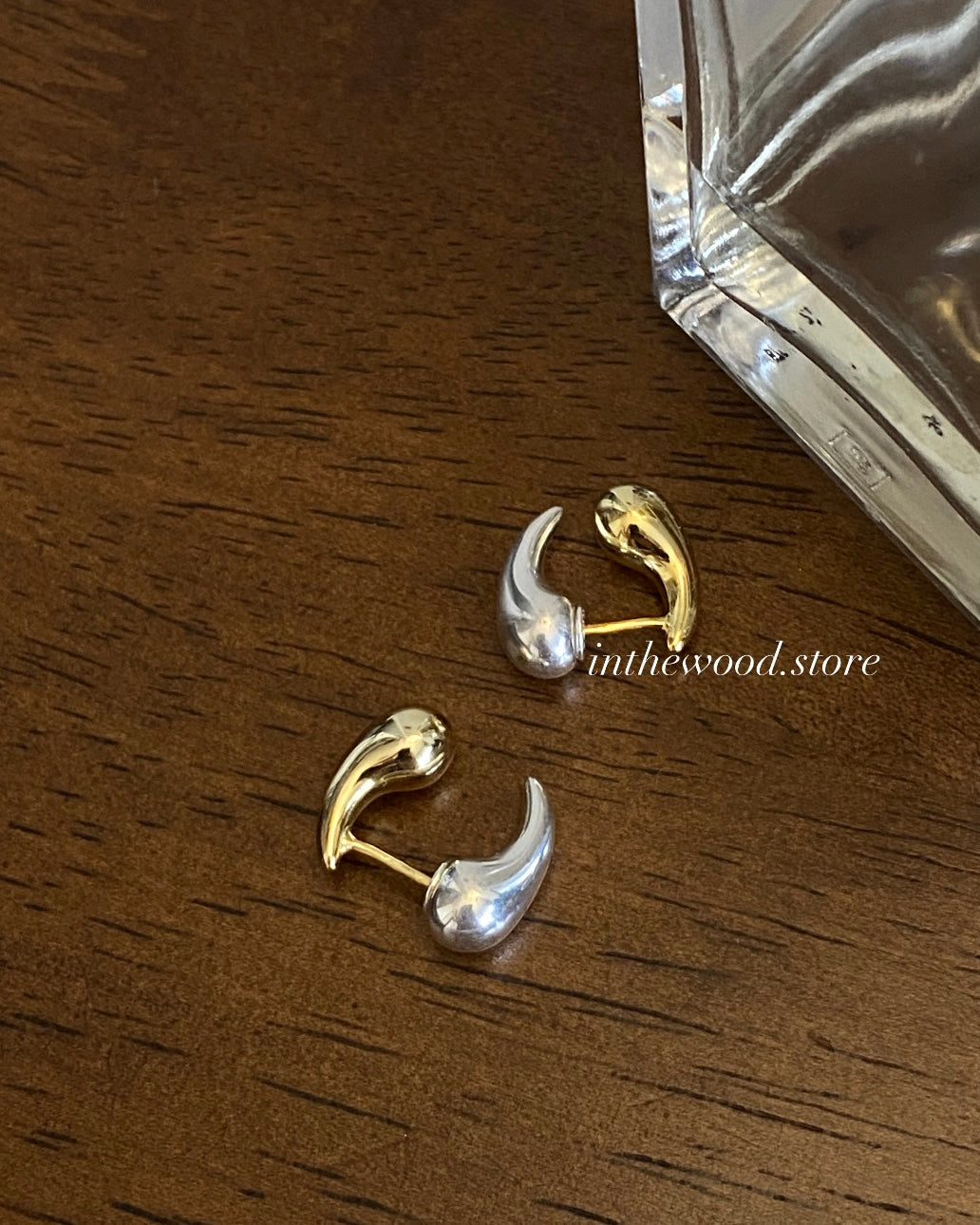 [925silver] Mix Drops Earrings