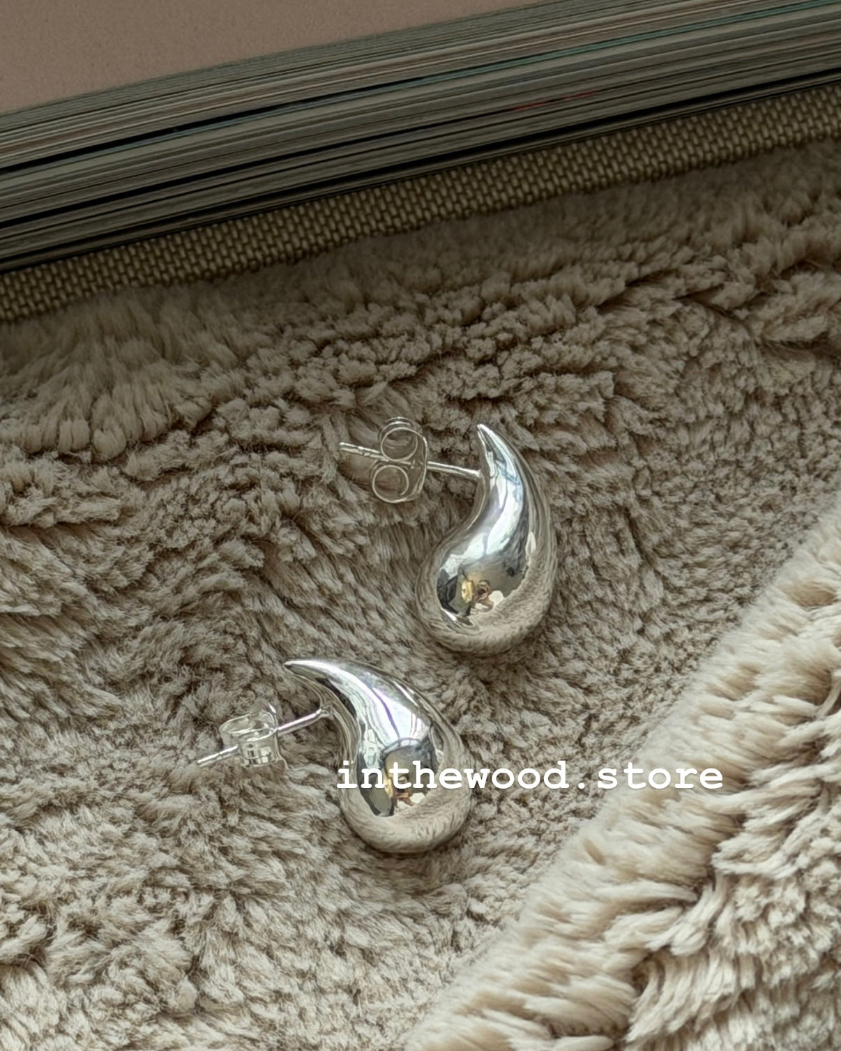 [925silver] Bold Drip Earrings