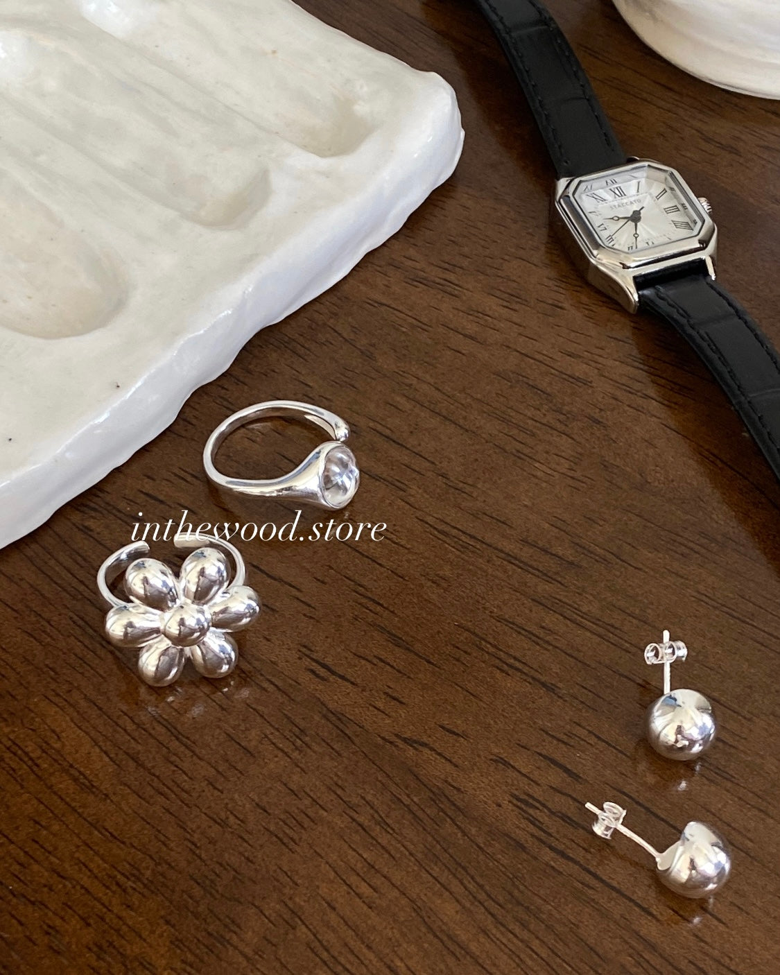 [925silver] Mega Daisy Ring