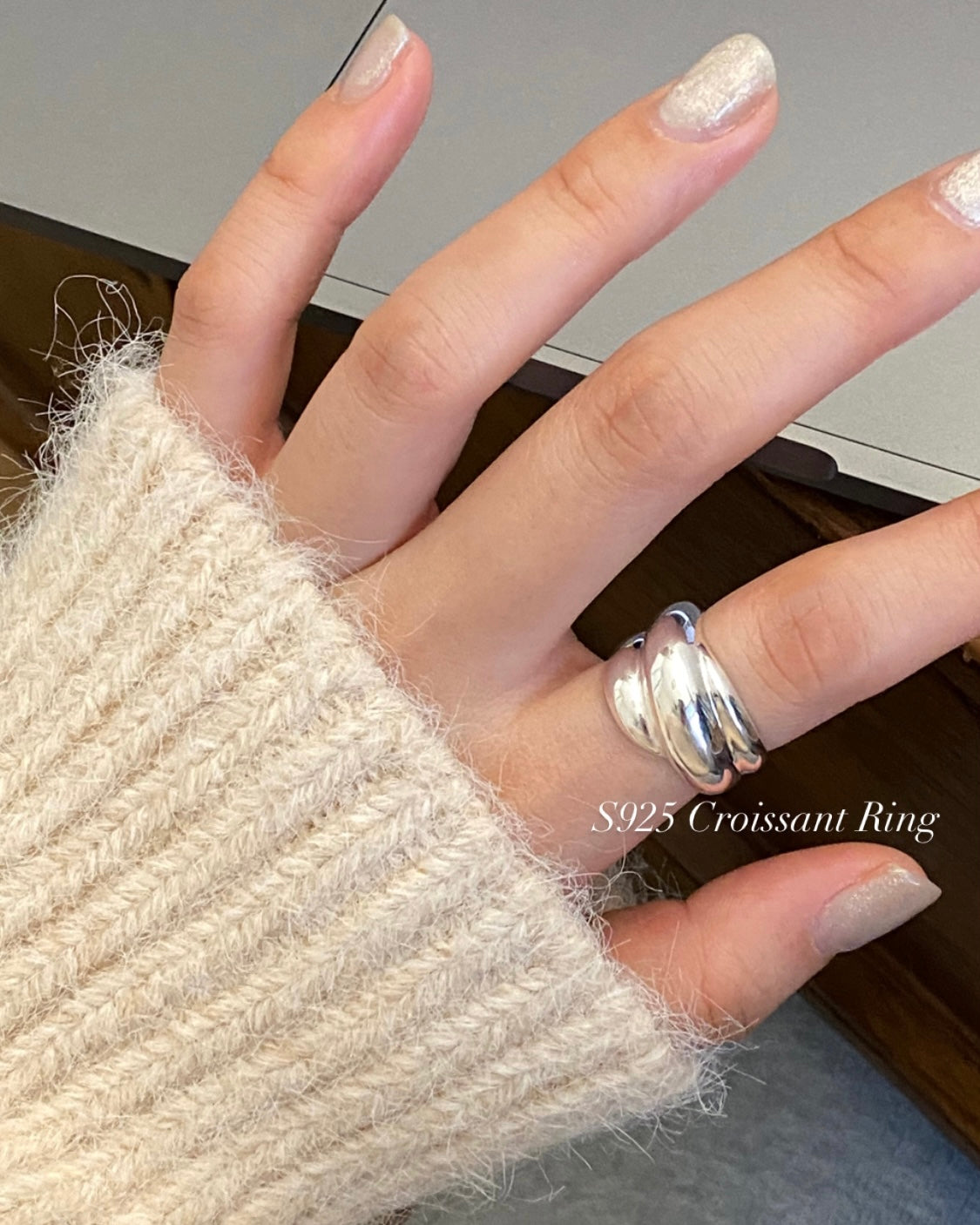 [925silver] Croissant Ring