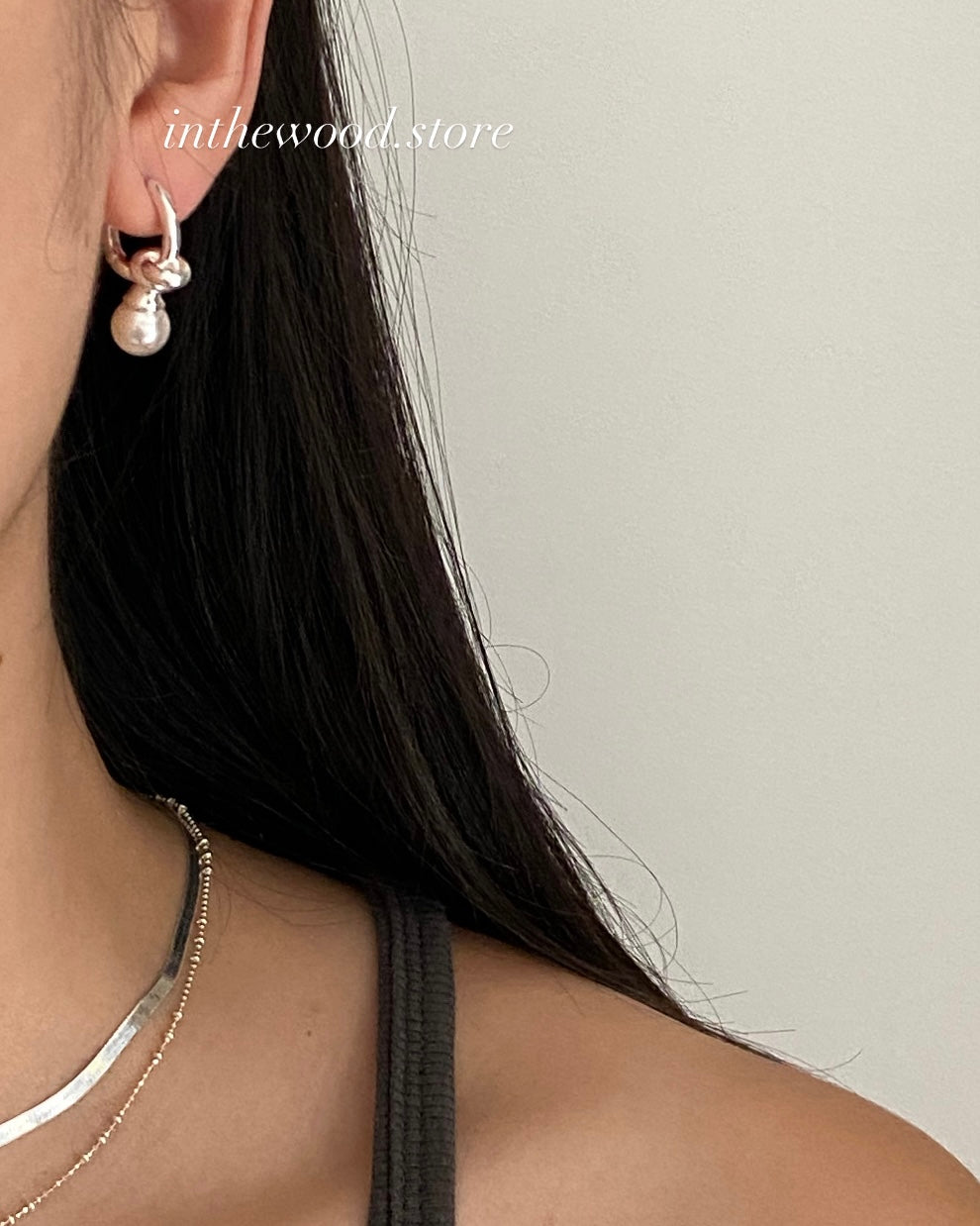 [925silver] Victoria Pearl Earrings