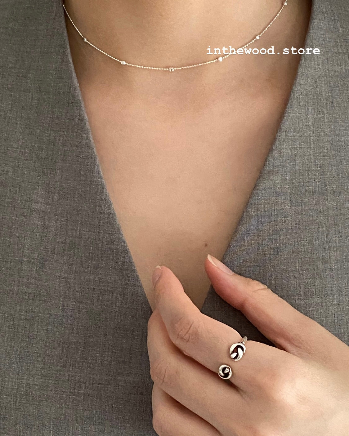 [925silver] Vintage Double Knot Ring
