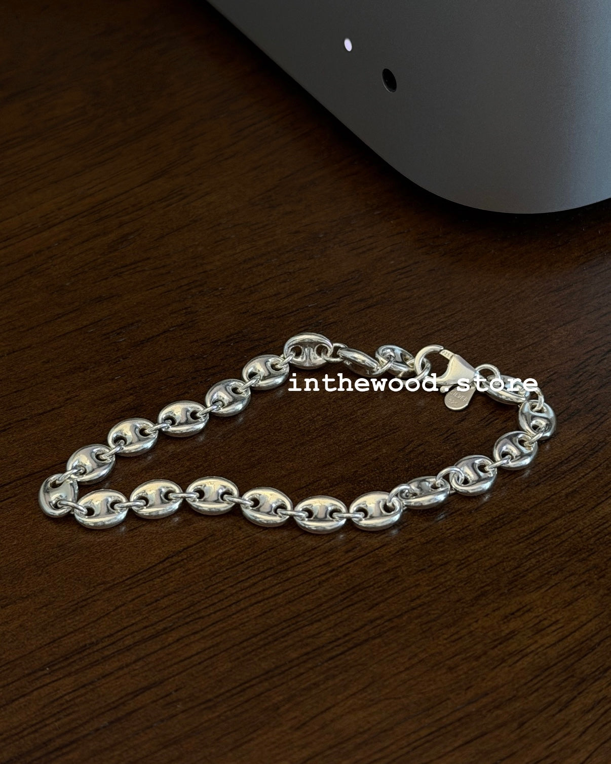 [925silver] Plump Toggle Bracelet-6mm