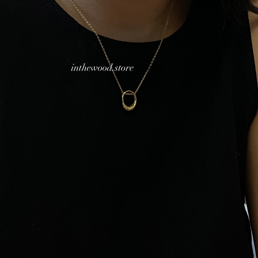 [925silver] Daily O Necklace