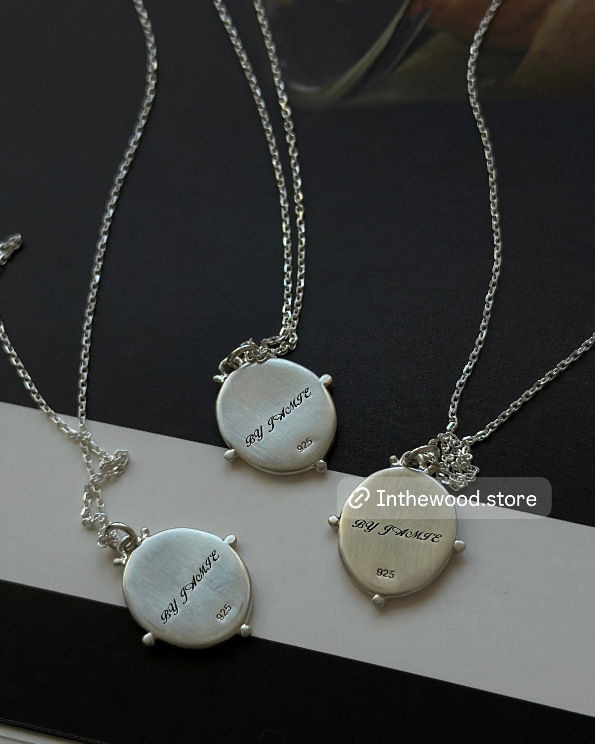 [925silver] Customized lettering ✨Lettering Tag Necklace