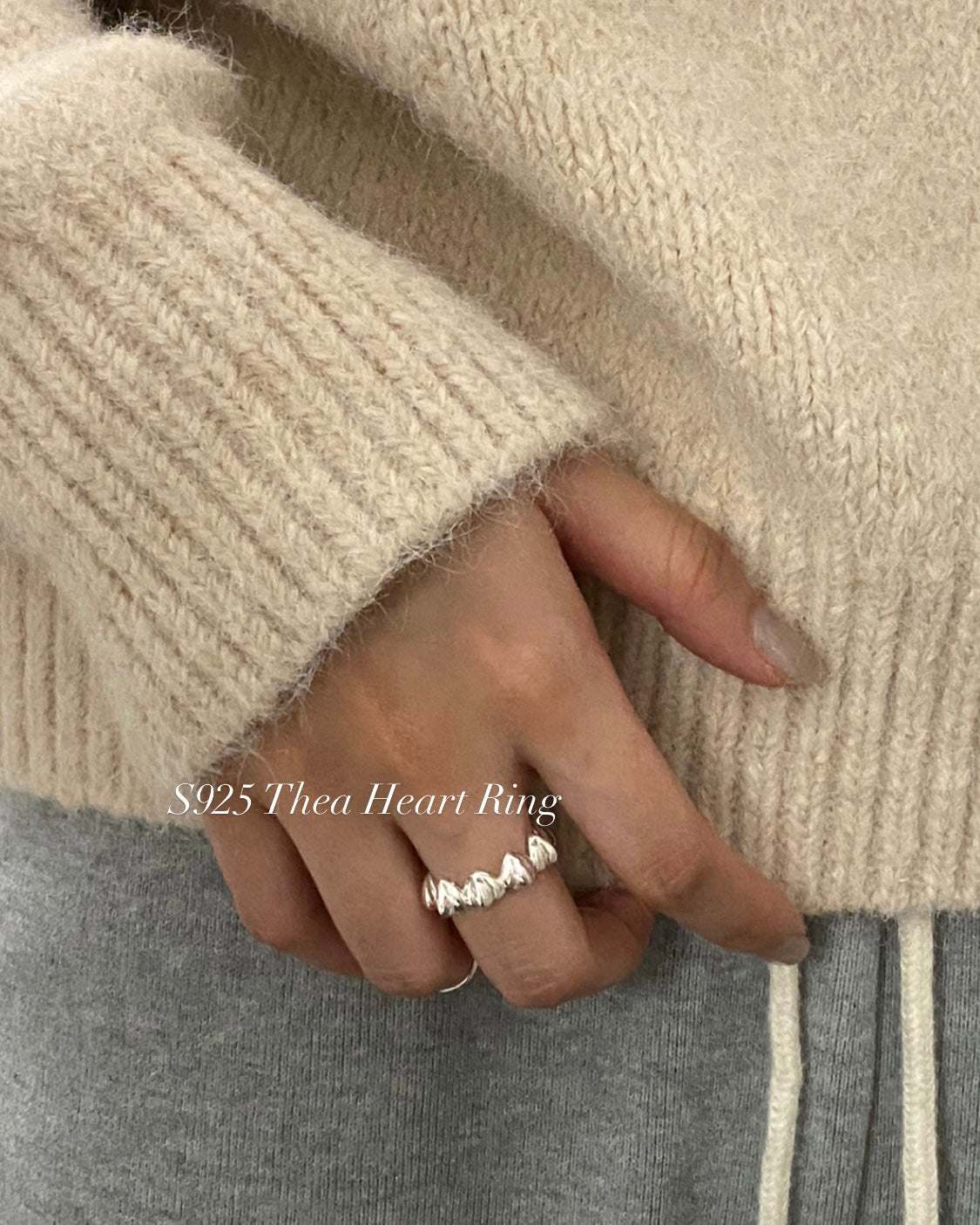 [925silver] Thea Heart Ring