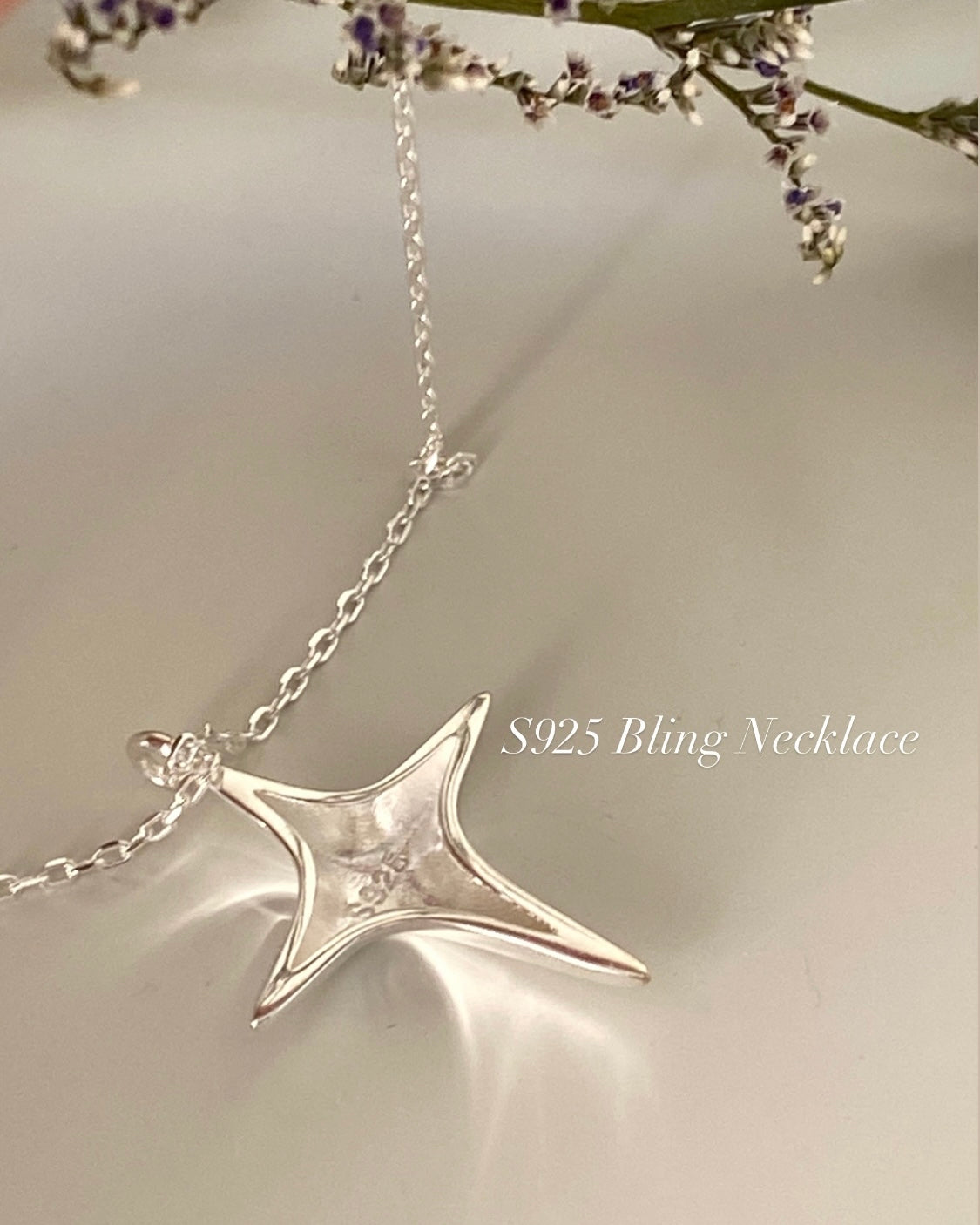 [925silver] Bling Necklace