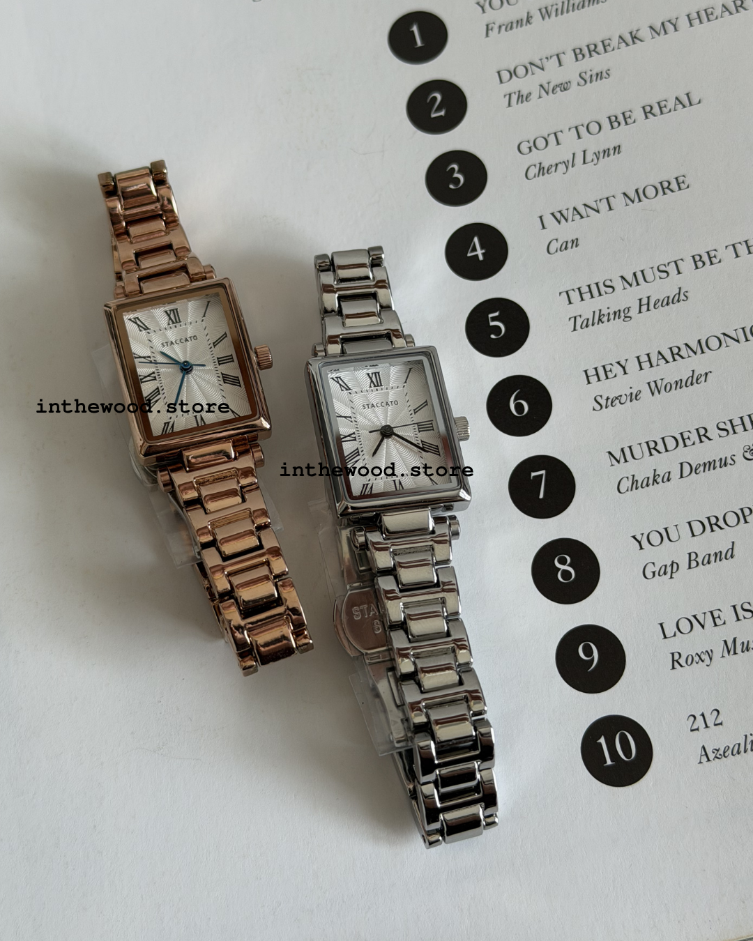 Rosé Roma Steel Watch