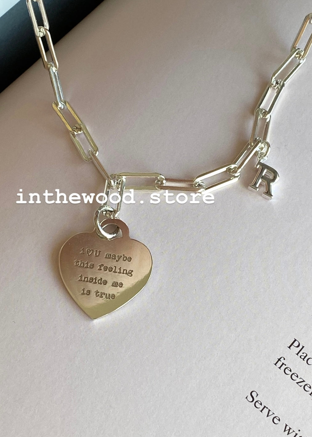 [925silver] 客制刻字  LOVE Letter Bracelet / Necklace