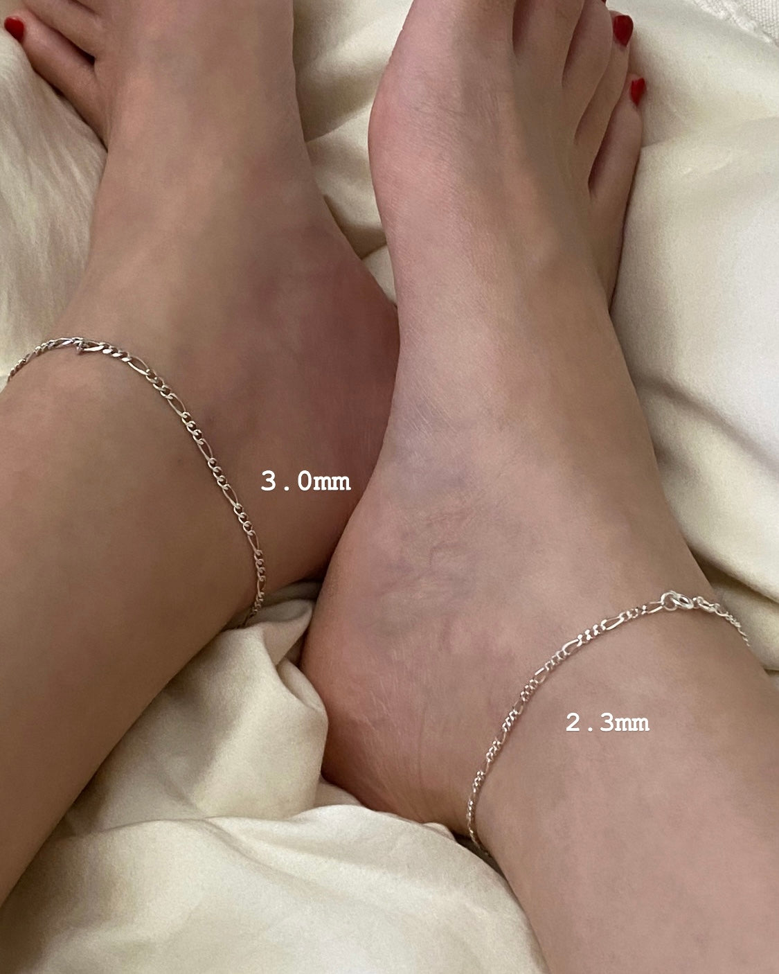 [925silver] Basic Splice Anklet