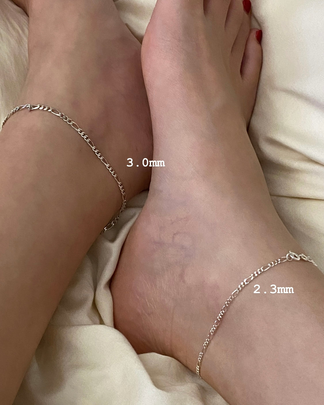 [925silver] Basic Splice Anklet