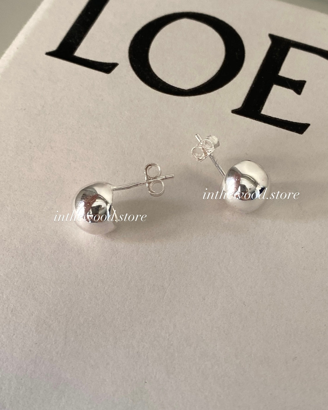 [925silver] Classic Ball Earrings